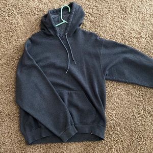 gray fruit of the loom hoodie